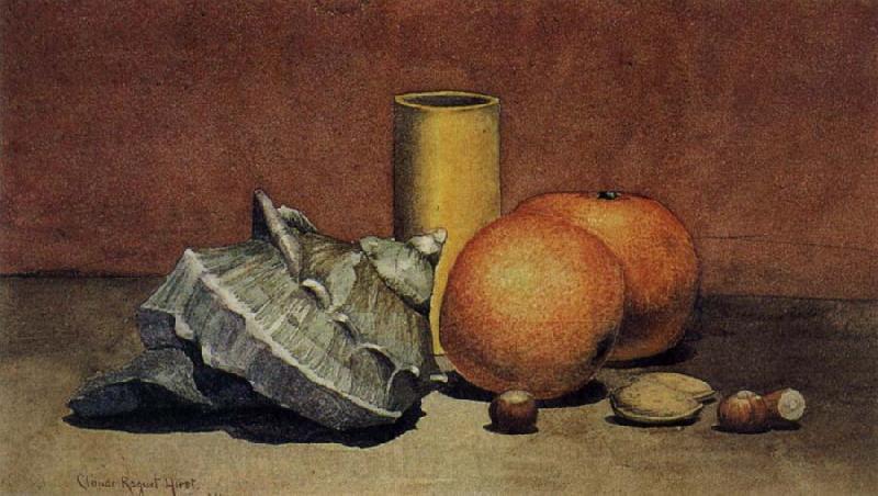 Hirst, Claude Raguet Seashell,Oranges and Nuts